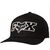 Бейсболка велосипедная Fox Ellipsoid Flexfit Hat, black/white, 24421-018-L/XL, Вариант УТ-00283851: Размер: L/XL, изображение  - НаВелосипеде.рф