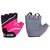 Перчатки велосипедные STG 809, с защитной прокладкой, черный/розовый, Х61872-Л, Вариант УТ-00286472: Размер: M, изображение  - НаВелосипеде.рф