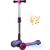 Самокат-кикборд Novatrack Rainbow Car Girl Pro, 120/80 мм, фиолетовый, 120CGP.RAINBOW.VT20, 2020, изображение  - НаВелосипеде.рф