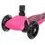 Самокат-кикборд Novatrack RainBow Start Folding, 120*80 мм, розовый, 120F.NRAINBOW.PN20, изображение 7 - НаВелосипеде.рф