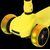 Самокат Novatrack RainBow, 120/80 мм, складной, желтый, 120C.RAINBOW.YL20, изображение 4 - НаВелосипеде.рф