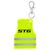 Брелок-светоотражатель STG RC-054-1 "Безрукавка", жёлтый, Х82816, изображение  - НаВелосипеде.рф