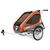 Коляска THULE Captain 2/ Капитан 2+(вело сцепка) оранжевый, 10300711, изображение  - НаВелосипеде.рф
