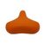 Седло велосипедное M-WAVE EVA CITY, комфорт, 262х156 мм, суперпрочное покрытие, 398 г, оранжевый, 5-251067, изображение 3 - НаВелосипеде.рф