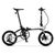 Складной велосипед Dahon K3 PLUS 14" 2022, VD22011, Вариант УТ-00292217: Рама: one size (Рост: 145-185 см), Цвет: black/BLUE, изображение 4 - НаВелосипеде.рф