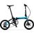Складной велосипед Dahon K3 PLUS 14" 2022, VD22011, Вариант УТ-00292217: Рама: one size (Рост: 145-185 см), Цвет: black/BLUE, изображение  - НаВелосипеде.рф