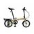 Складной велосипед Dahon QIX D3 16" 2022, VD22007, Вариант УТ-00292215: Рама: one size (Рост: 145-185 см), Цвет: Black, изображение 2 - НаВелосипеде.рф