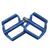 Педали велосипедные 4BIKE K315SBLUE, 116х98х16 мм, алюминий, 3 промподшипника, Cr-Mo ось, синий, ARV-K315SBLU, изображение 4 - НаВелосипеде.рф