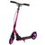 Самокат MAXISCOO "A2-180A", с лыжами, ручной тормоз, 2-х колесный, 2022, розовый/черный, MSC-A180A-2P-SKI, Вариант УТ-00330287: Цвет Розовый, изображение  - НаВелосипеде.рф