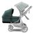 Люлька для коляски Thule Sleek Bassinet Mallard Green, для младенцев 0 до 6 месяцев, 11000110, изображение 3 - НаВелосипеде.рф