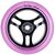 Колесо для самоката Tech Team X-Treme TRIANGLE purple transparent, 110*24 мм, фиолетовый, 620204, изображение  - НаВелосипеде.рф