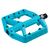 Педали велосипедные SDG Composite Turquoise, 110х105х17 мм, 9/16", 00033DS, изображение 2 - НаВелосипеде.рф