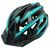 Велошлем защитный STELS FSD-HL056 (in-mold), бирюзово-чёрный, 600302, изображение  - НаВелосипеде.рф