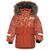 Куртка детская DIDRIKSONS POLARBJORNEN PR KID'S PARKA 506, снегири на оранжевом, 504361, Вариант УТ-00352880: Рост: 100, Цвет: Снегири на оранжевом, изображение  - НаВелосипеде.рф