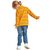 Кофта детская DIDRIKSONS MONTE PR KID'S JKT 869, желтые волны, 80, 504100, изображение 4 - НаВелосипеде.рф