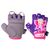 Перчатки велосипедные Vinca Sport, детские, короткий палец, фиолетовые, VG 953 Mila, Вариант УТ-00276162: Размер: 3XS, изображение  - НаВелосипеде.рф