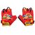 Велоперчатки детские Vinca sport, красные, VG 940 child cars, Вариант УТ-00021882: Размер: 3XS, изображение  - НаВелосипеде.рф
