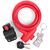 Замок детский Vinca Sport, c брелоком 12*1200мм, с защитой от влаги и креплением, красный,  инд. уп.VS 561 Bunny, изображение  - НаВелосипеде.рф