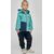 Куртка детская NORPPA MANA KID'S SOFTSHELL JKT, мята, 100109, Вариант УТ-00376183: Рост: 110, изображение 3 - НаВелосипеде.рф