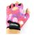 Велоперчатки детские Vinca sport VG 931 child, розовые с орнаментом, Вариант УТ-00001510: Размер: 5XXXS, изображение  - НаВелосипеде.рф