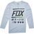 Толстовка подростковая Fox Youth Draftr LS Tee, серый 2018, Вариант УТ-00071429: Размер: YL, изображение  - НаВелосипеде.рф