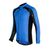 Велофутболка Funkier J-730-6-L, со светроотражателем, с длинным рукавом, синяя, с молнией, 12-604, Вариант УТ-00075172: Размер S, изображение  - НаВелосипеде.рф