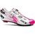 Велотуфли женские SIDI WIRE Carbon Air, лакированный белый/ярко-розовый, 2017, CWIRECAWLU, Вариант УТ-00114765: Размер: 38,5 EU, изображение  - НаВелосипеде.рф