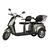 Электроскутер Volteco TRIKE Round L 1000W, 001062_black, Вариант УТ-00123996: Черный, изображение 8 - НаВелосипеде.рф