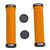 Грипсы велосипедные Vinca Sport оранжевые, 129мм, зажим чёрный,  H-G 119 orange/black, изображение  - НаВелосипеде.рф