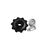Ролик нижний POWER для заднего переключателя, 10T, черный, model B, изображение  - НаВелосипеде.рф