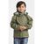 Куртка детская Didriksons SKATAN, тёмно-оливковый 502412, Вариант УТ-00152887: Размер: 100, изображение 4 - НаВелосипеде.рф