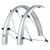 Крылья велосипедные SKS BLUEMELS SHINY 24" 53, silver, 11048, изображение  - НаВелосипеде.рф